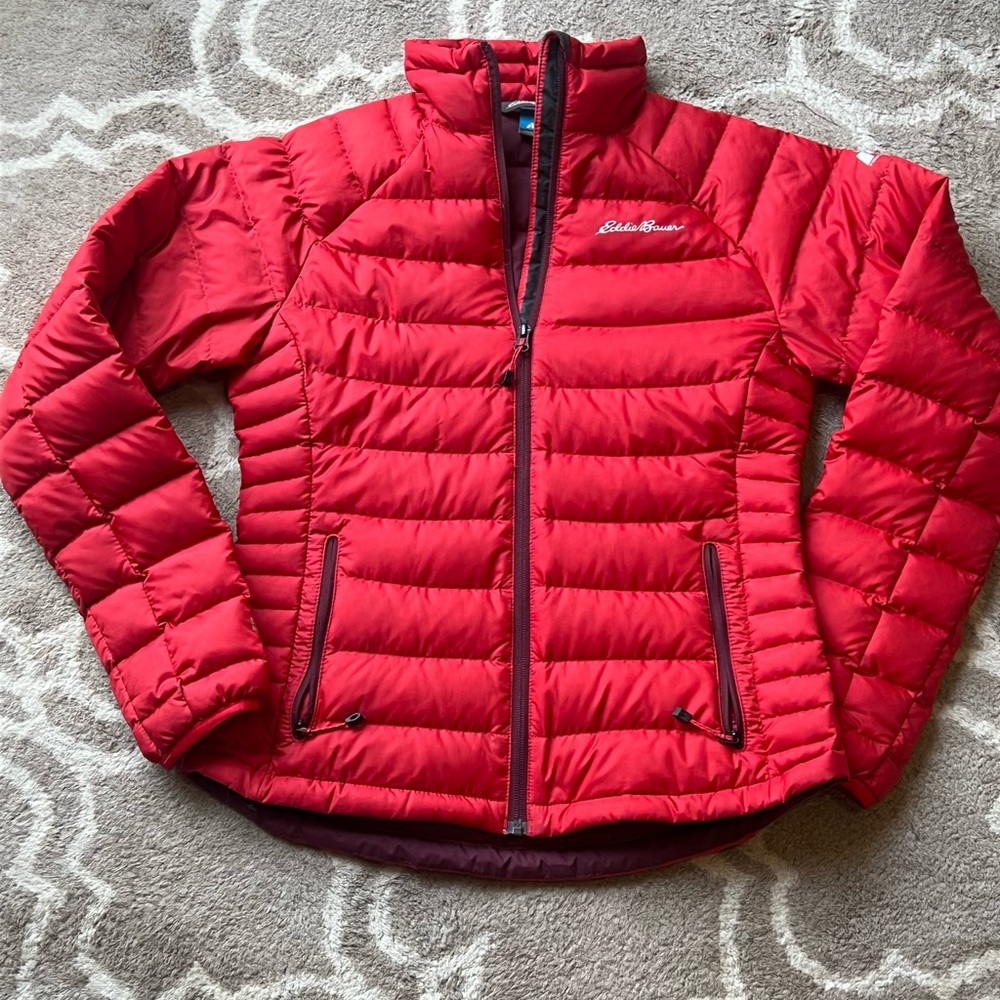 Eddie Bauer Down Jacket in Red Size XS